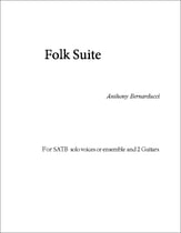 Folk Suite SATB choral sheet music cover